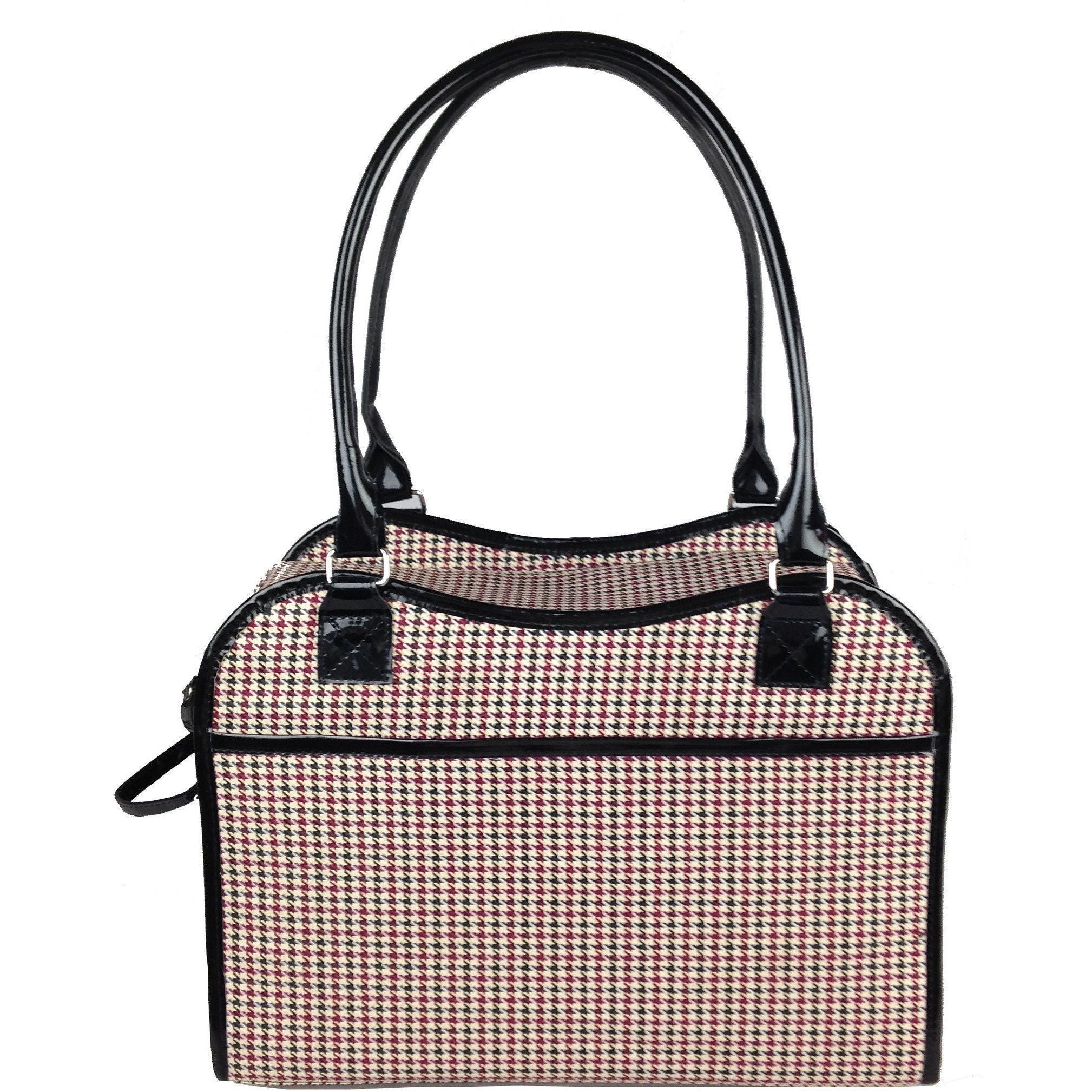 Pet Life ® Exquisite Airline Approved Designer Travel Pet Dog Handbag Carrier