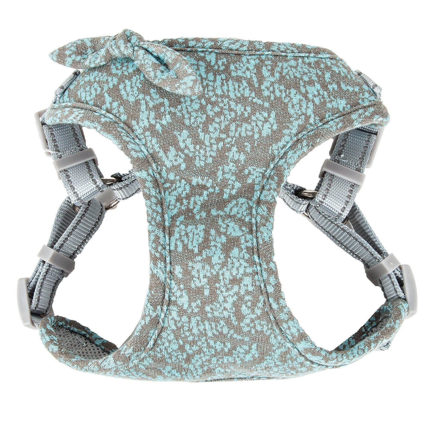 Pet Life ®  'Fidomite' Mesh Reversed  and Adjustable Fashion Dog Harness W/ Designer Bowtie X-Small