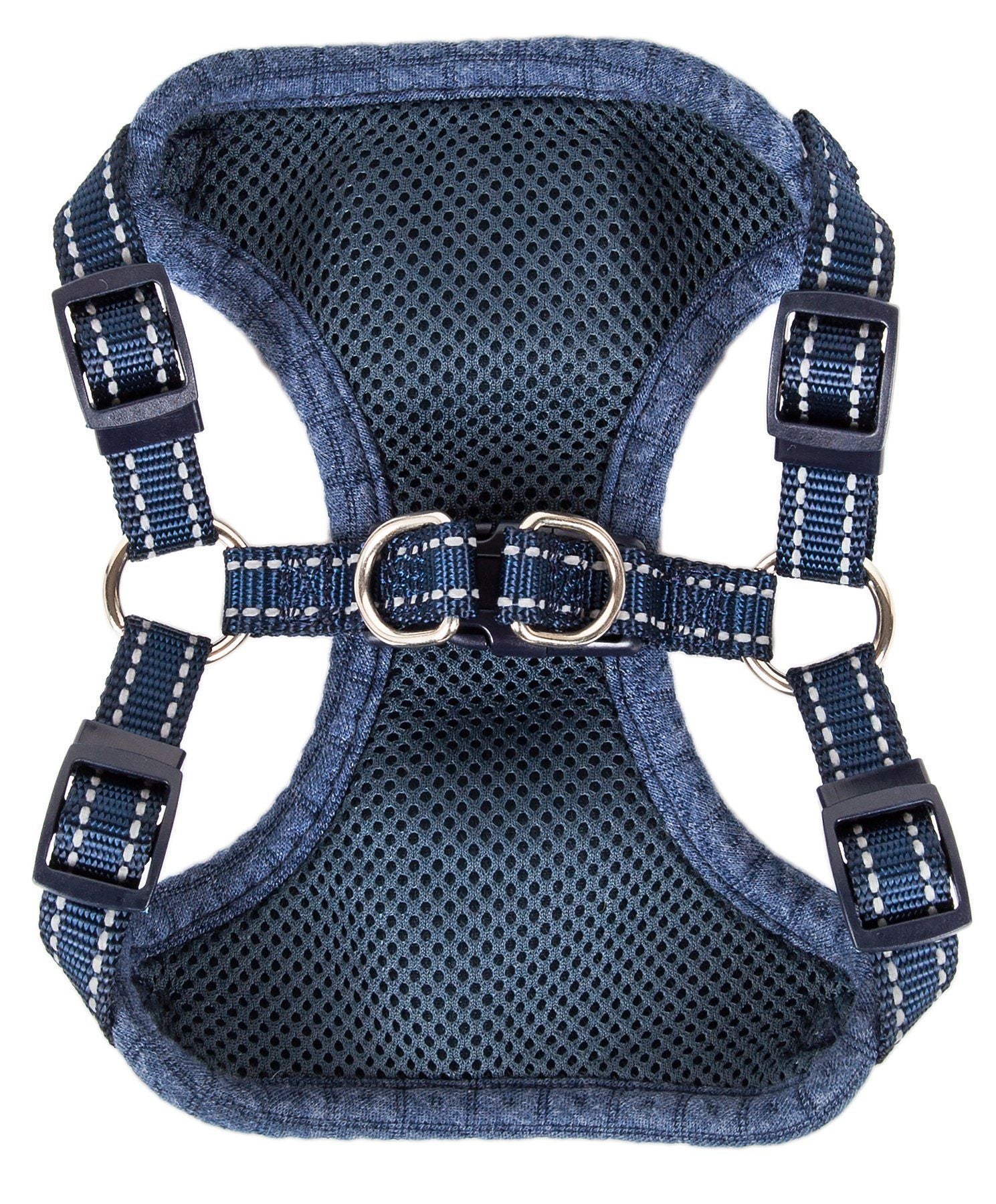 Pet Life ®  'Flam-Bowyant' Mesh Reversed and Adjustable Dog Harness