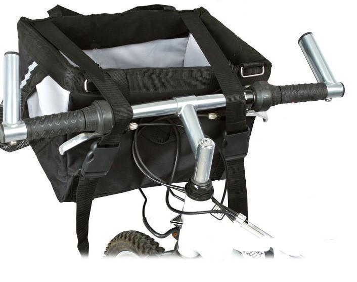 Pet Life ® 'Fur-Cycle' 2-in-1 Bicycle Bike Attachment Soft Folding Fashion Travel Pet Dog Carrier Crate Default Title