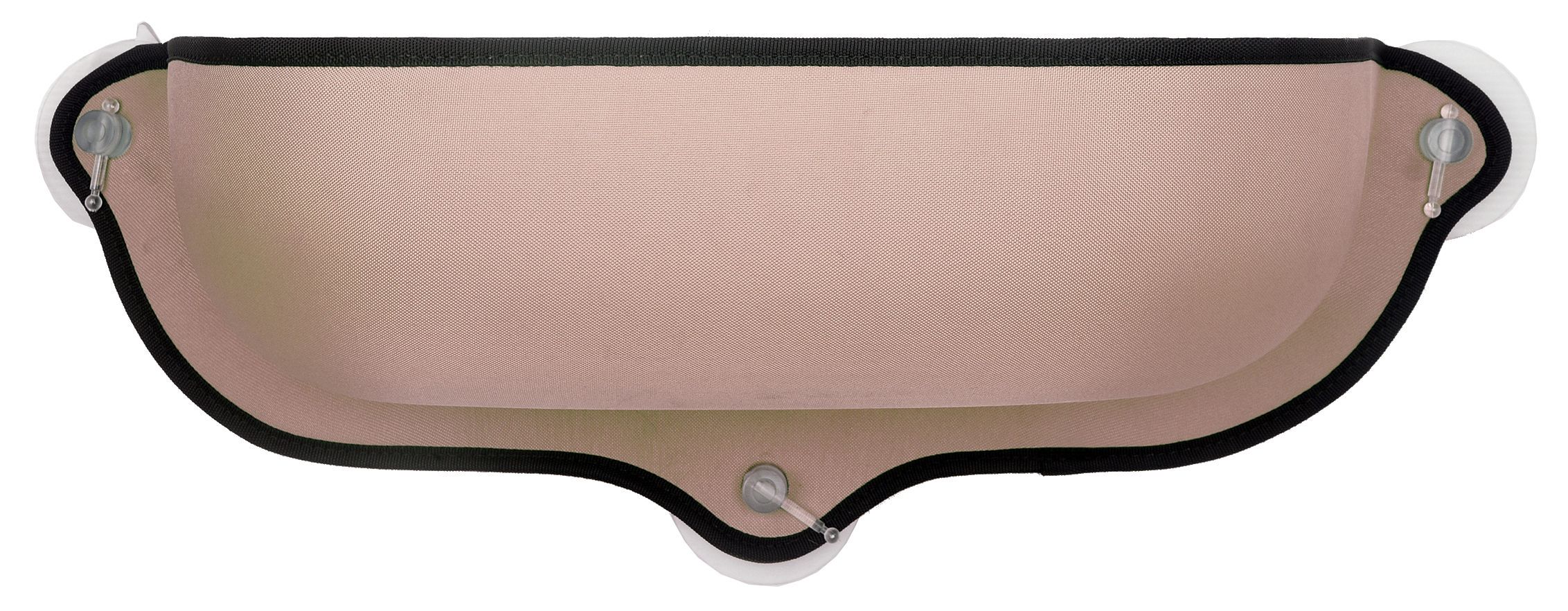 Pet Life ® 'Gravity-Lounge' Suction Cup Kitty Cat Lounger and Bed Brown