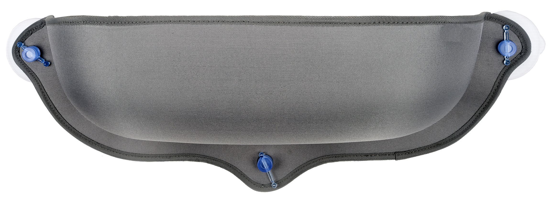 Pet Life ® 'Gravity-Lounge' Suction Cup Kitty Cat Lounger and Bed Gray