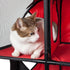 Pet Life ® 'Kitty-Play' Collapsible Travel Interactive Kitty Cat Tree Maze House Lounger Tunnel Lounge