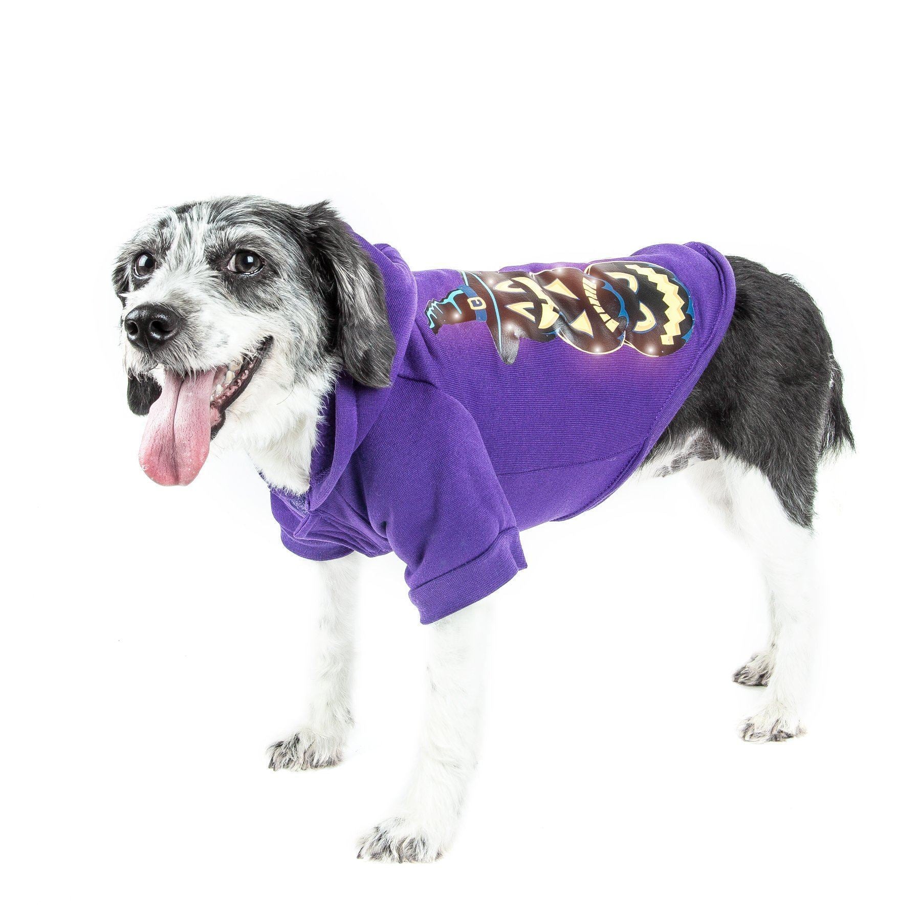 Pet Life ® LED Lighting Halloween Happy Snowman Hooded Dog Costume Sweater w/ Included Batteries X-Small