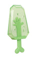 Pet Life ® 'Lick & Gnaw' Cooling Ices Cone Freezable and Chewable Tossing Waterproof Floating Pet Dog Toy Green