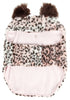 Pet Life ® Luxe 'Furracious' Cheetah Patterned Mink Designer Fashion Fur Dog Coat