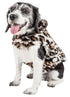 Pet Life ®  Luxe 'Lab-Pard' Dazzling Leopard Patterned Mink Fur Dog Coat