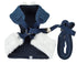 Pet Life ® Luxe 'Pom Draper' 2-In-1 Adjustable Fashion Dog Harness and Leash