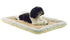 Pet Life ® 'Neutral Carpentry' Fashion Designer Nano-Silver Anit-Bacterial Pet Dog Bed Lounge
