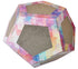 Pet Life ® 'Octagon Puzzle' Designer Premium Quality Kitty Cat Scratcher Lounge Toy & House with Catnip Default Title