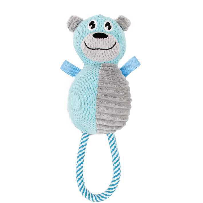 Leaps & Bounds Tough Monkey with Rope Tug Dog Toy