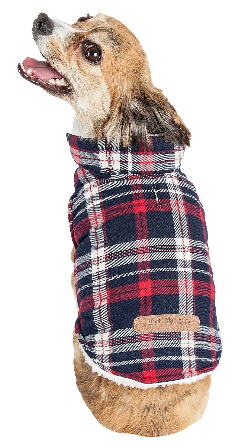 Pet Life ® 'Puddler' Classical Insulated Fashion Plaid Dog Coat
