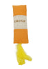 Pet Life ® 'Duffle Feathered' Squeak and Crinkle Teaser Plush Cat Toy Orange