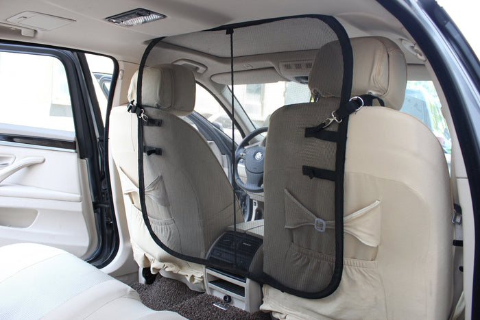 Pet Life ® Rectangular 'Easy-Hook' Backseat Mesh Folding Dog Cat Child Car Seat Carseat...