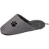 Pet Life ® 'Slip-On' Fashion Designer Polar Fleece Animated Slipper Pet Dog Bed House Shoes Grey