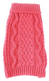 Pet Life ® 'Swivel-Swirl' Heavy Cable Knitted Fashion Designer Dog Sweater