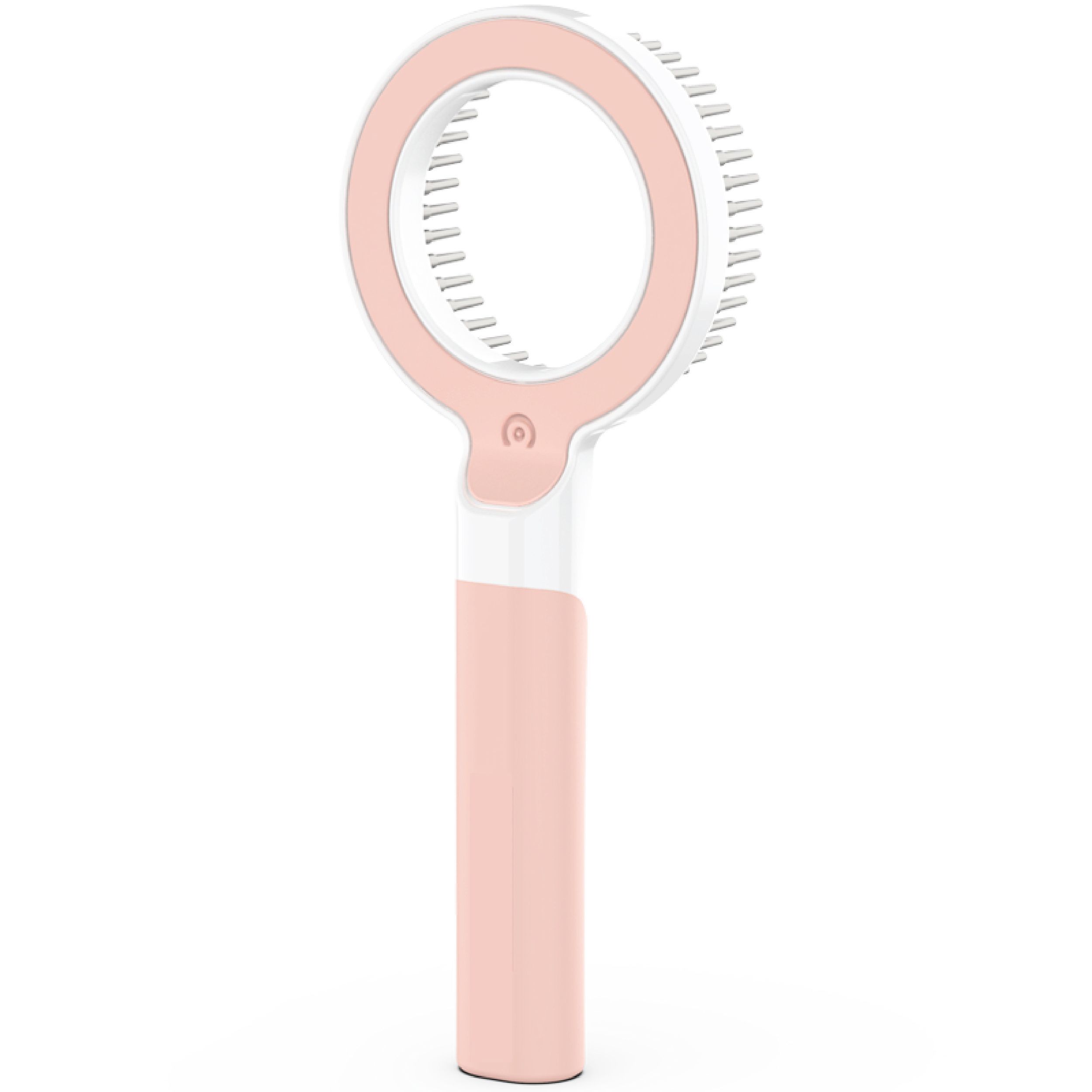Pet Life ® 'WAGNIFY' 360 Degree and Multi-Directional Modern Grooming Pet Rake Comb Pink 
