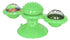 Pet Life ® 'Windmill' Rotating Suction Cup Spinning Cat Toy Green