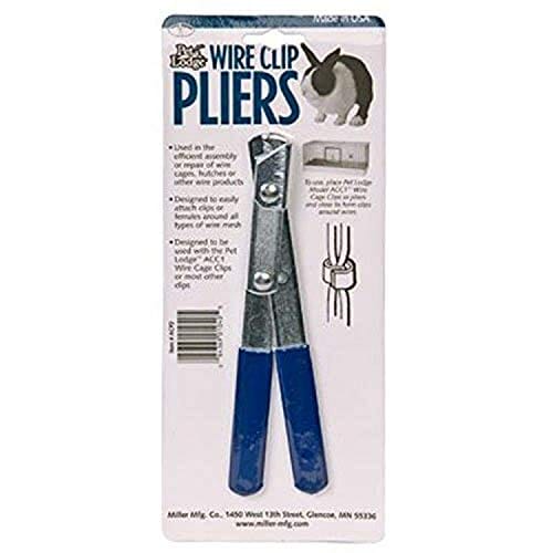 Pet Lodge Wire Clip Pliers for Small Animal Cage - Blue/Silver