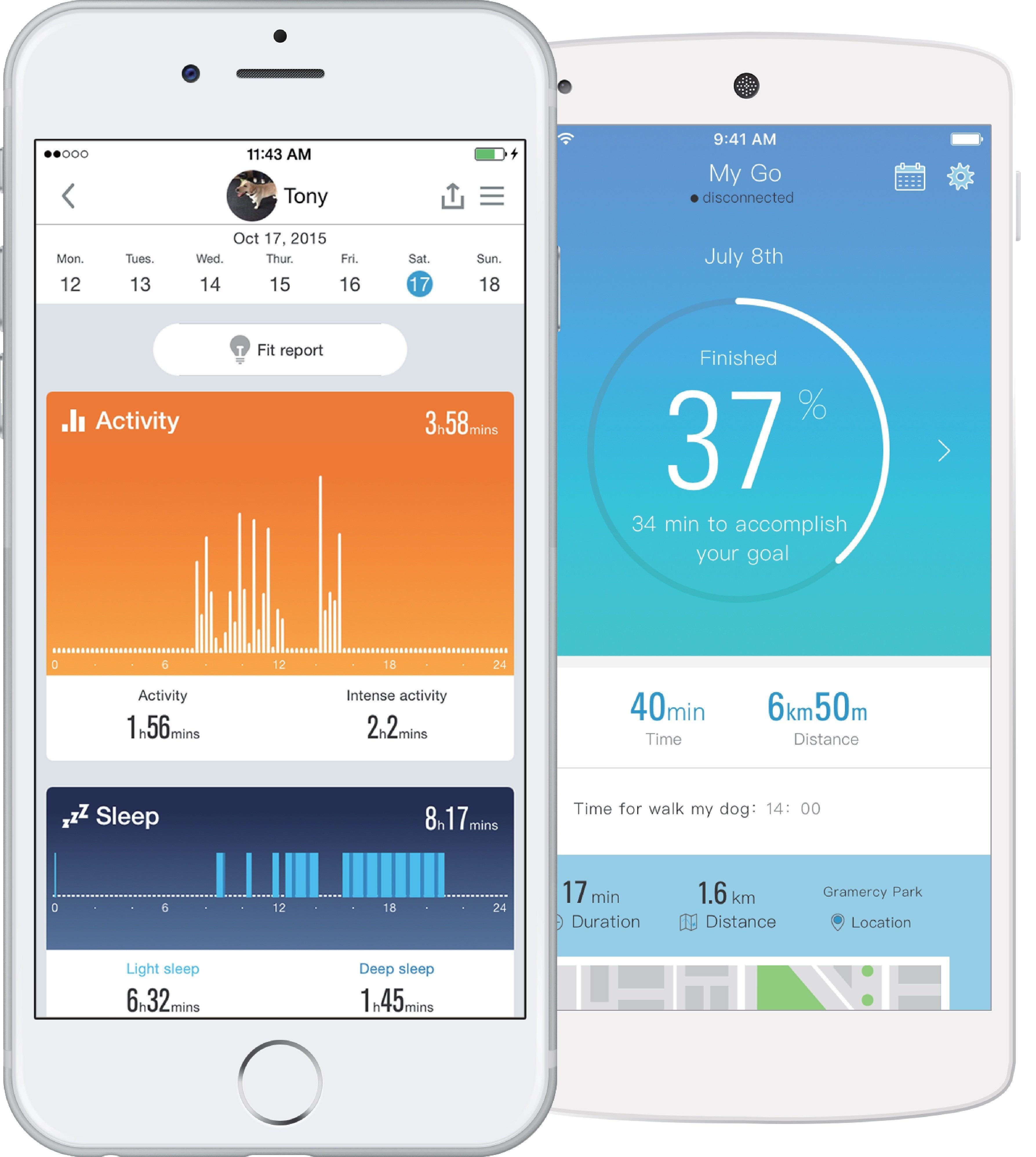 PETKIT ® 'FIT' Lightweight Water-resistant Smart Activity and Mood Monitoring Pet Dog Cat Activity Tracker Monitor