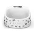 PETKIT ® 'FRESH' Anti-Bacterial Waterproof Smart Food Weight Calculating Digital Scale Pet Cat Dog Bowl Feeder w/ Inlcuded Batteries Black / White Pattern