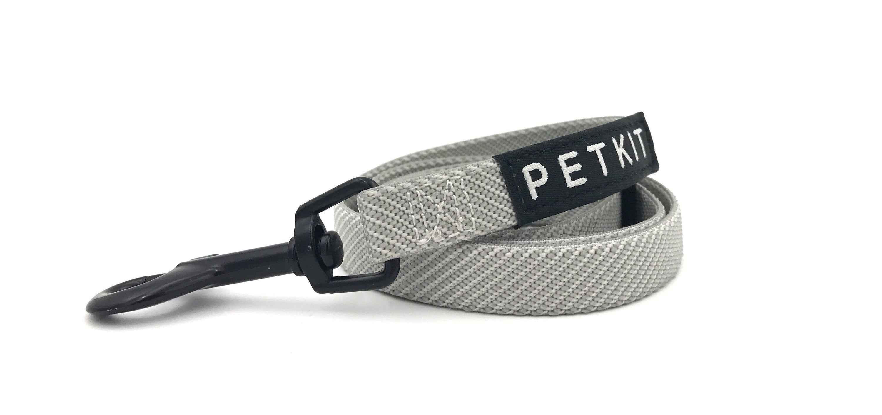 PETKIT ® 'GO' Bluetooth Tai-Chi Comfort-Stretch Nylon Smart Pet Dog Leash Accessory Attachment for PETKIT ® GO Smart Leash Leash Attachment - Grey 