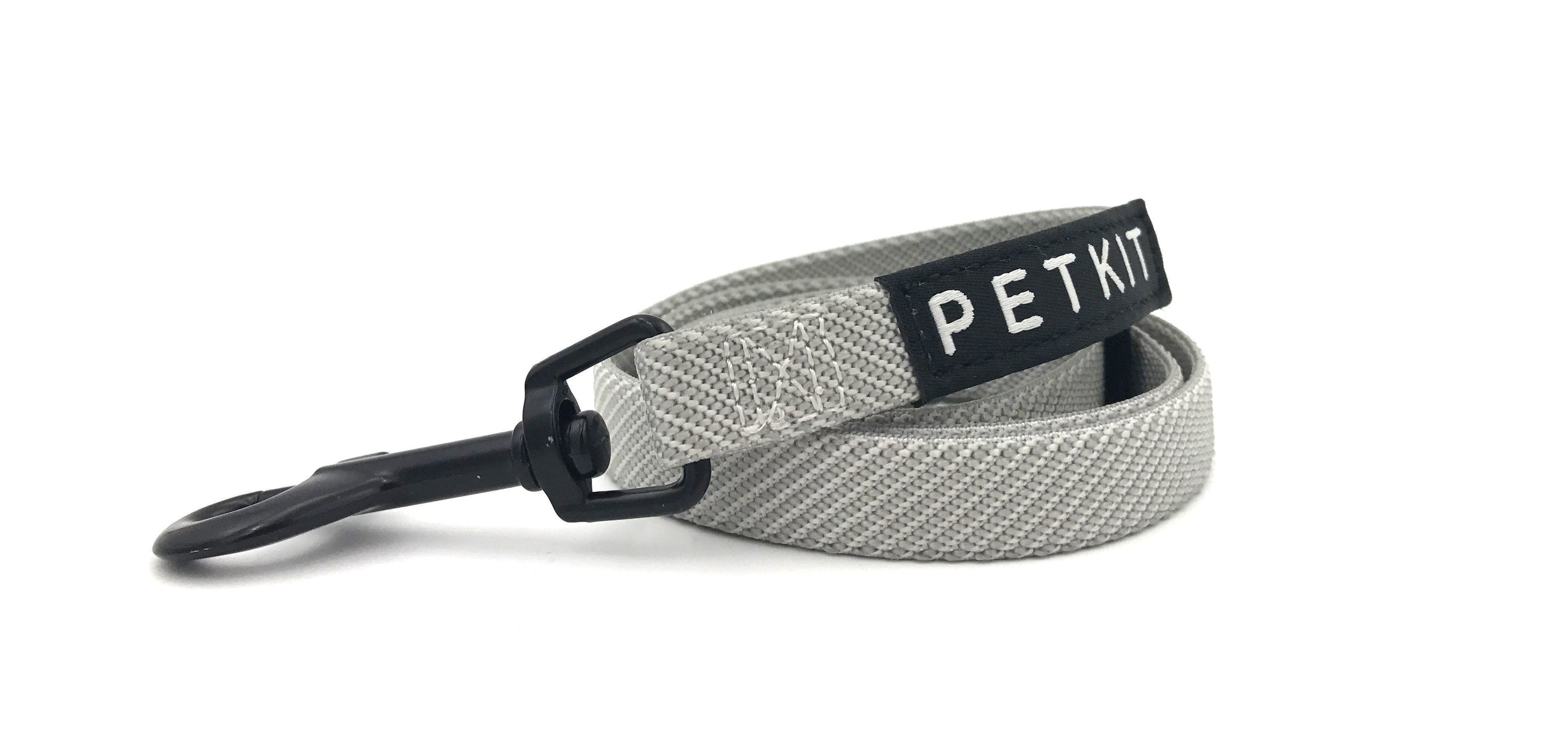PETKIT ® 'GO' Bluetooth Tai-Chi Comfort-Stretch Nylon Smart Pet Dog Leash Accessory Attachment for PETKIT ® GO Smart Leash Leash Attachment - Grey