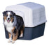 Petmate Barnhome III Dog House Bleached Linen/Black - Large