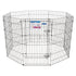 Petmate Exercise Pen with Door - Black - 42 in