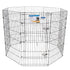 Petmate Exercise Pen with Door - Black - 48 in