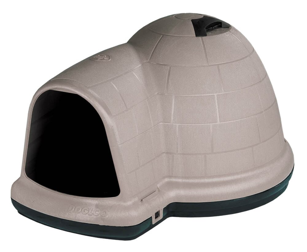 Petmate Indigo Dog House - Taupe/Black - Medium