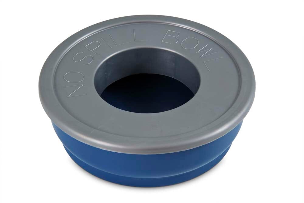 Petmate No Spill Dog Bowl Blue - Medium
