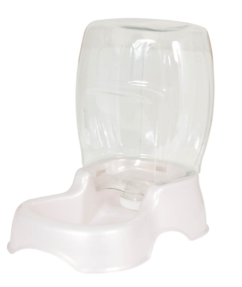 Petmate Pet Cafe Waterer Pearl Silver - Large