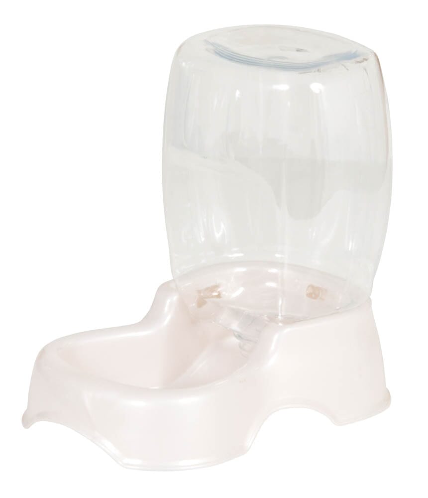 Petmate Pet Cafe Waterer Pearl Silver - XXS