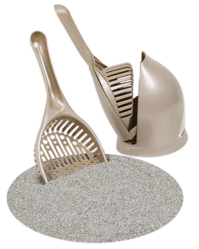 Petmate Scoop 'N' Hide Cat Litter Scoop Titanium - One Size