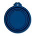 Petmate Silicone Round Travel Pet Bowl Navy Blue - Medium
