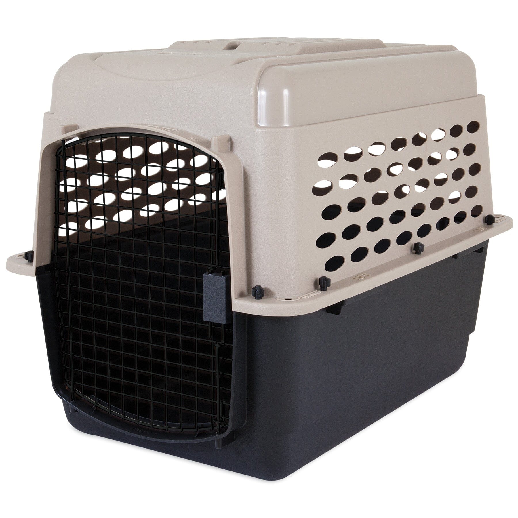 Petmate Vari Dog Kennel - Taupe, Black - 32 in