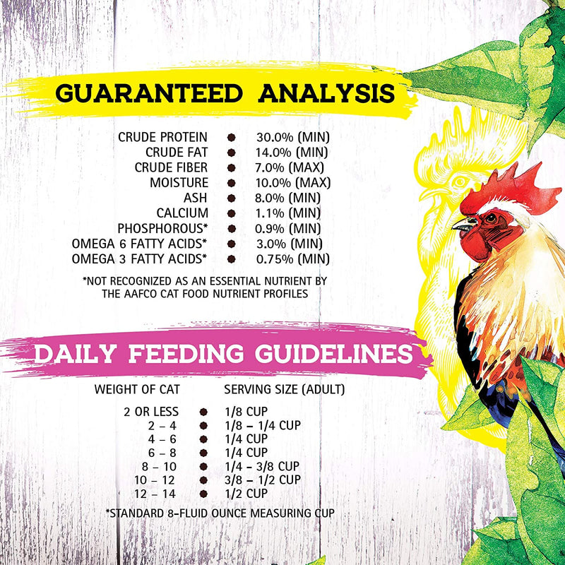 Pets Global Inception Cat Food Chicken Recipe Dry Cat Food 4 lb Bag