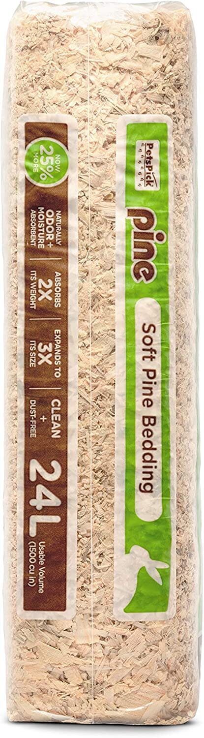Pet's Pick Kiln Dried Soft Pine Bedding - Pine - 24 L
