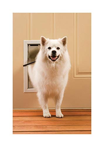 Petsafe Freedom Aluminum Pet Door - White - Medium  