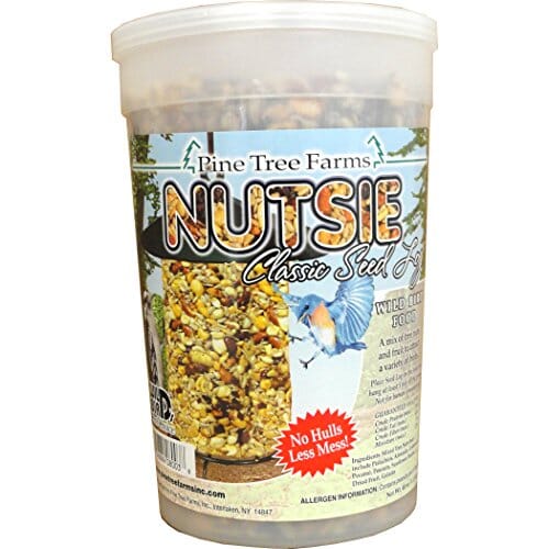 Pine Tree Farms Classic Seed Log Wild Bird Food - Nutsie - 40 Oz