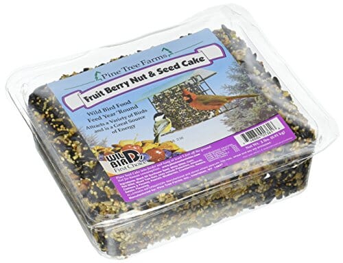 Pine Tree Farms Seed Cake Wild Bird Food - Fruit Berry and Nut - 2 Lbs