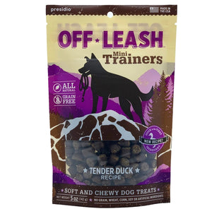 Presidio Natural OffLeash USA Tender Duck Dog Chewy Treats - 5 Oz