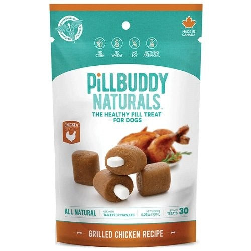 Presidio Natural Pill Buddy Natural Chicken Dog Chewy Treats - 150 Grams