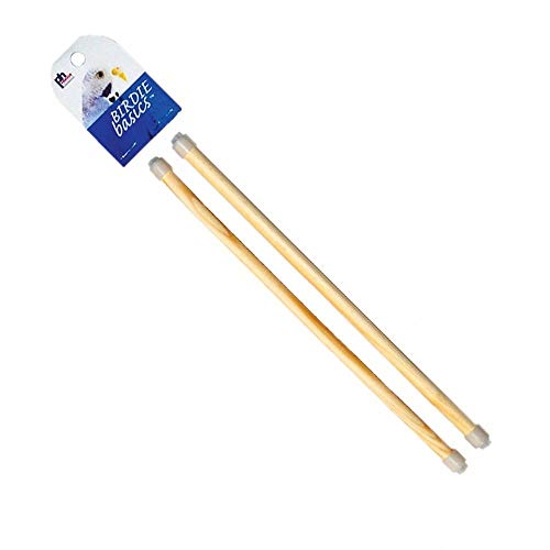 Prevue Hendryx Bird Perch - 12" x 0.44" dia - 2 pk