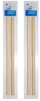 Prevue Hendryx Bird Perch - 13.375" x 0.75" dia - 2 pk
