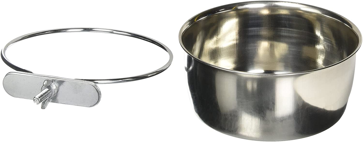 Prevue Hendryx Coop Cup - Bolt-on - Stainless Steel - 20 fl oz