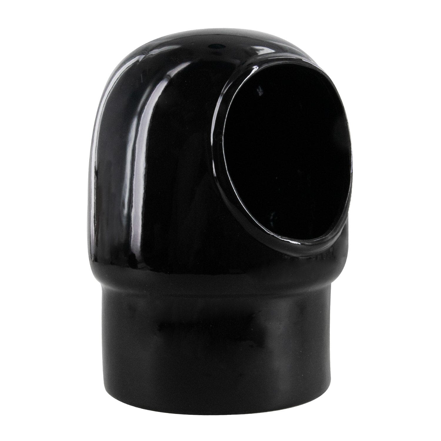 Prevue Hendryx Hooded Ceramic Crock - 24 oz - Black / White