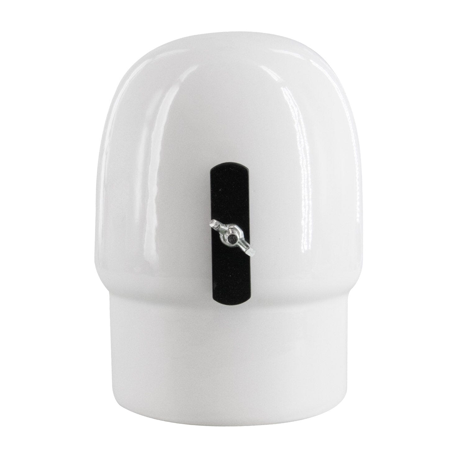 Prevue Hendryx Hooded Ceramic Crock - 24 oz - Black / White