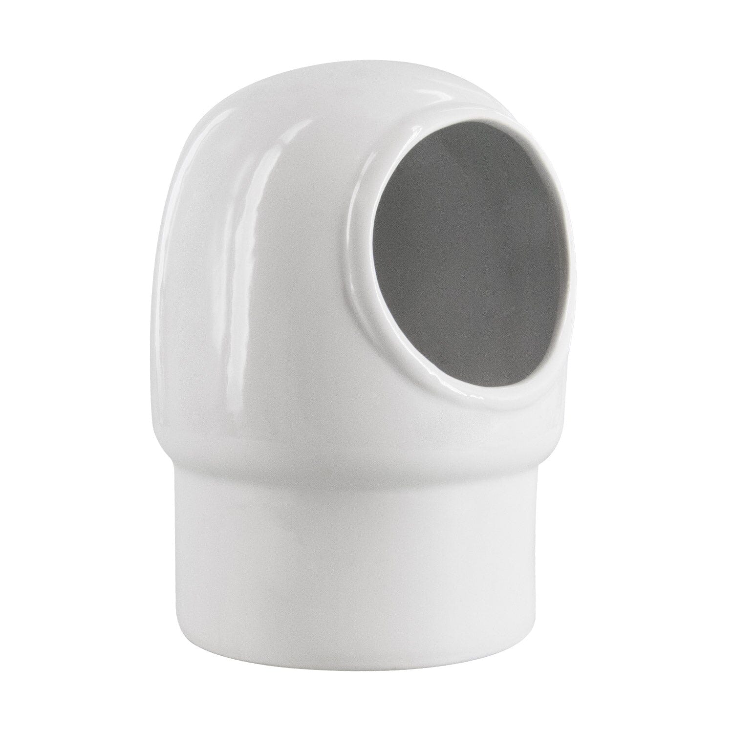 Prevue Hendryx Hooded Ceramic Crock - 24 oz - Black / White